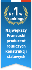 Największy Francuski producent rolniczych konstrukcji stalowych