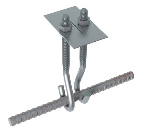 Zestaw prętów zbrojeniowych do kotwienia